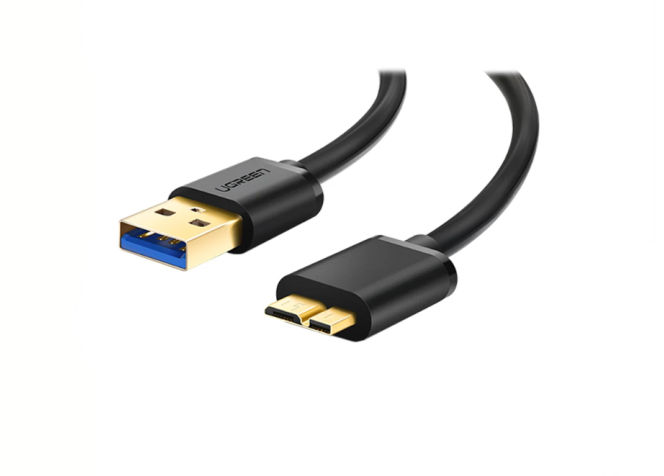 UGREEN 10840 Micro USB 3.0 Cable USB 3.0 Type A Male to Micro B Cord , 0.5 Mt