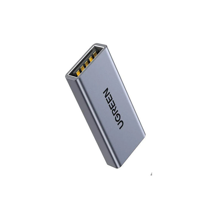 UGREEN 20119 USB3.0 A Female To Female Adapter Aluminum Case(Gray)