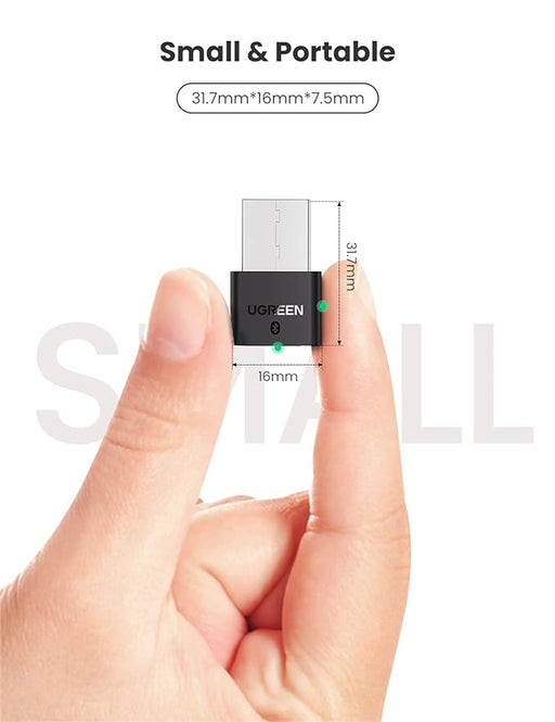 UGREEN 30524 USB Bluetooth v4.0 Adapter (Black)