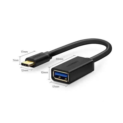UGREEN 30701 USB C to USB Adapter Type C OTG Cable USB C Male to USB 3.0 A Female Connector Ugreen