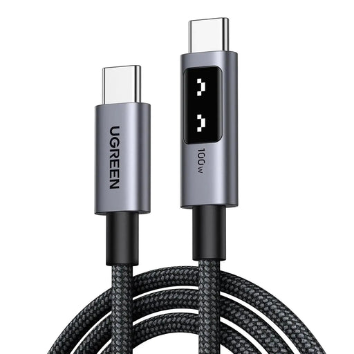 UGREEN Uno USB C to USB C Cable 3M PD 100W 20V 5A Fast Charge MacBook iPad iPhone 16 15 Galaxy S24 S23 LED Display (35513) Ugreen