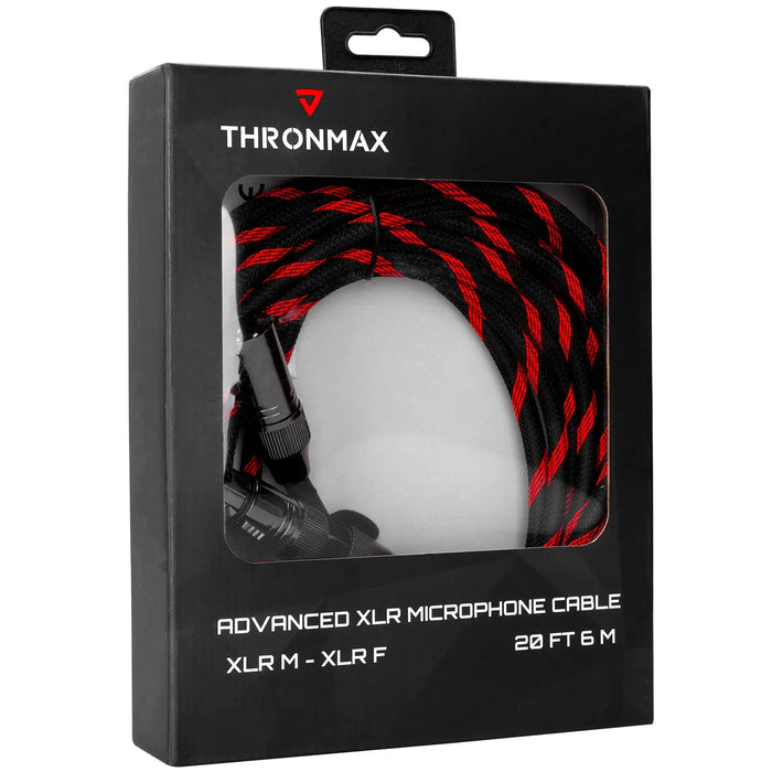 Thronmax 20Ft XLR Premium Male To Female Cable (X60) Thronmax