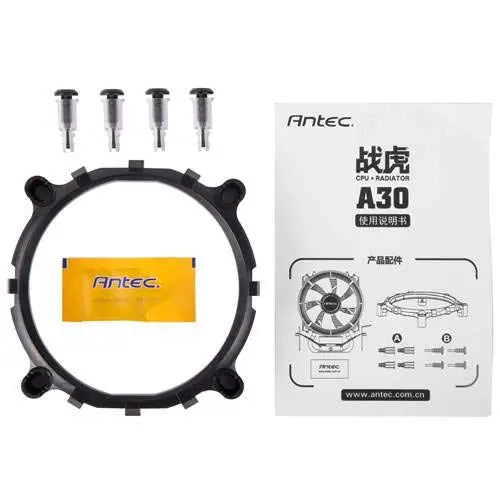 Antec A30 CPU Cooler with Straight Touch Copper Heat Pipes Compatible with Intel and AMD Antec