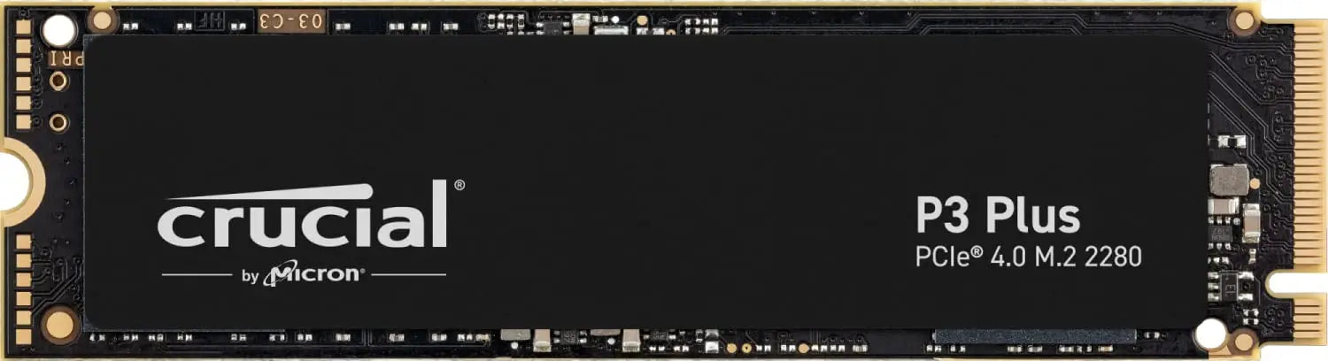 Crucial P3 Plus 500GB PCIe 4.0 3D NAND NVMe M.2 SSD,5000MB/s-CT500P3PSSD8 Crucial