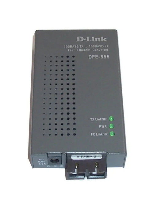 D-Link DFE-855MI media converter converts 10/100BASE-TX Ethernet twisted D-Link