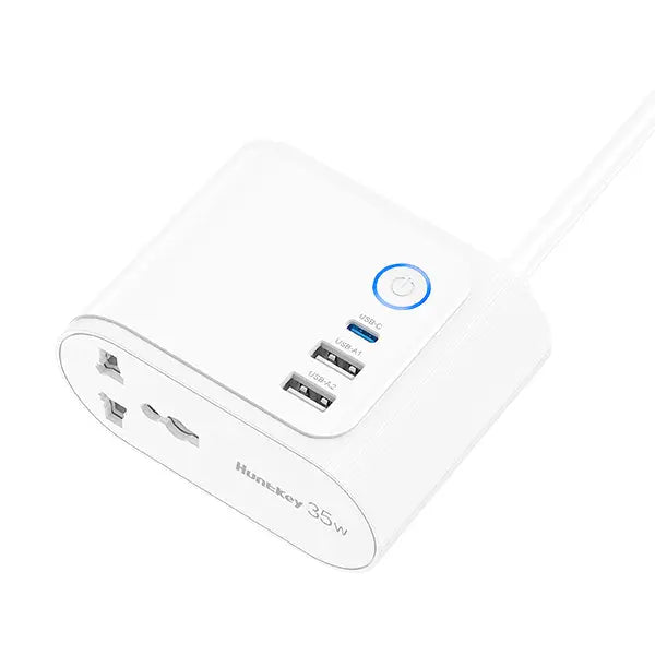 Huntkey Charge Pub Smart A35 Gan Charger cum Power Dock Huntkey