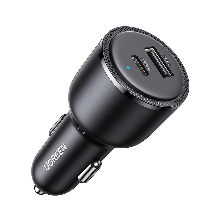 UGREEN 90645 63W Dual USB(USB-A & USB-C) Car Charger-Black