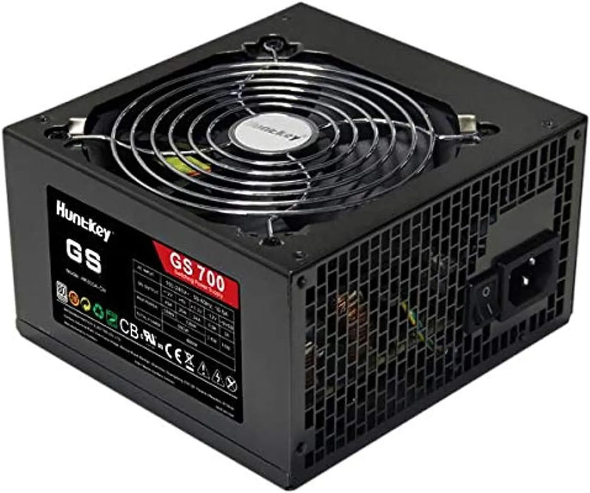 Huntkey GS700 Prime 80 Plus + Bronze Certified 600W APFC ATX12V V2.3 PSU Power Supply (Black) Huntkey