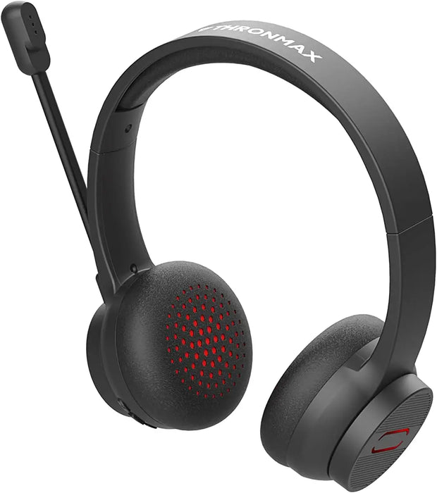 Thronmax THX-40 Bluetooth Headset with Built-in Microphone, Ultra Soft Headband and Earpads for Webinars, Online Class, Gaming(THX40) Thronmax