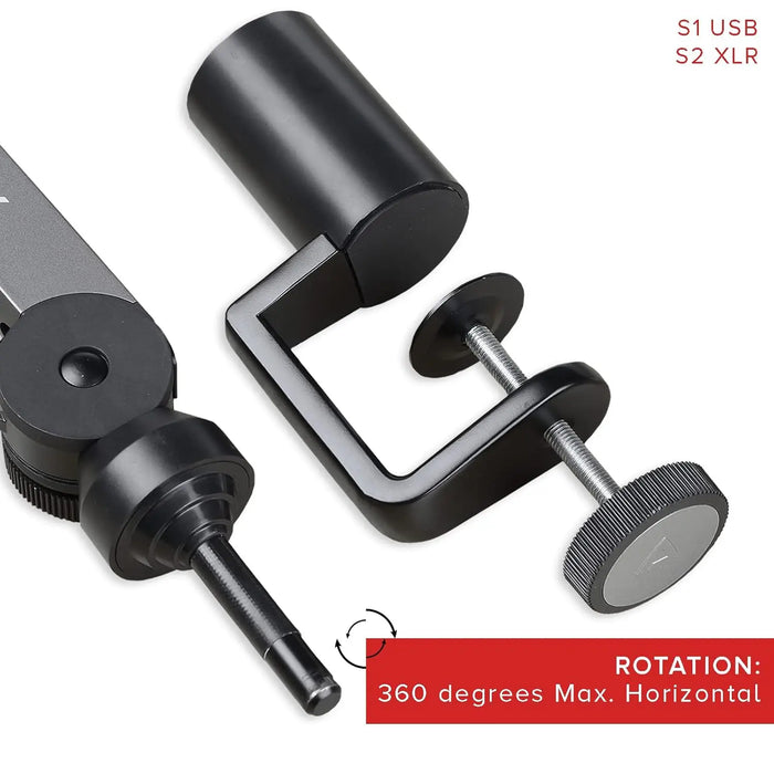 Thronmax Caster Microphone Boom Arm With Internal USB Cable (S1) Thronmax