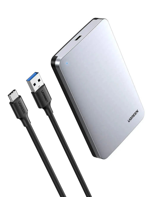 UGREEN 2.5 Inch SATA External Hard Drive Enclosure USB 3.1 Gen 2 UASP Aluminum Tool-Free WD Seagate Samsung PS4 Xbox (70498) Ugreen