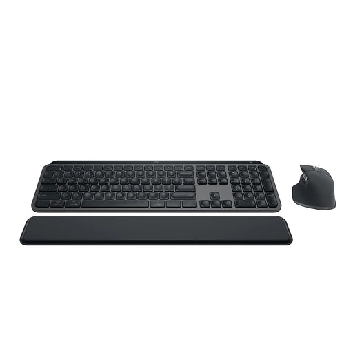 Logitech MX Keys S Combo-Performance Wireless Keyboard & Mouse With Palm Rest-Black Logitech