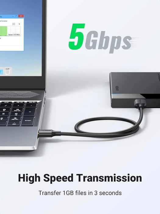 UGREEN USB 3.0 Micro B Cable 0.5M 5Gbps Gold Plated External Hard Drive Galaxy S5 Note 3 Camera (10840) Ugreen
