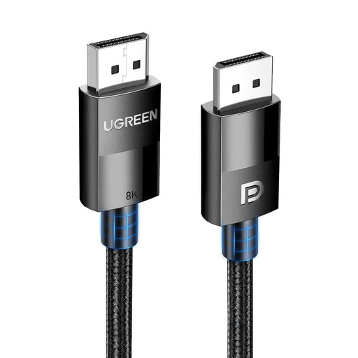 UGREEN 2M DisplayPort 1.4 Cable 8K@60Hz 4K@144Hz DP to DP High Speed HDR HBR3 DSC Monitor Graphics Card PC Laptop 80392 Ugreen