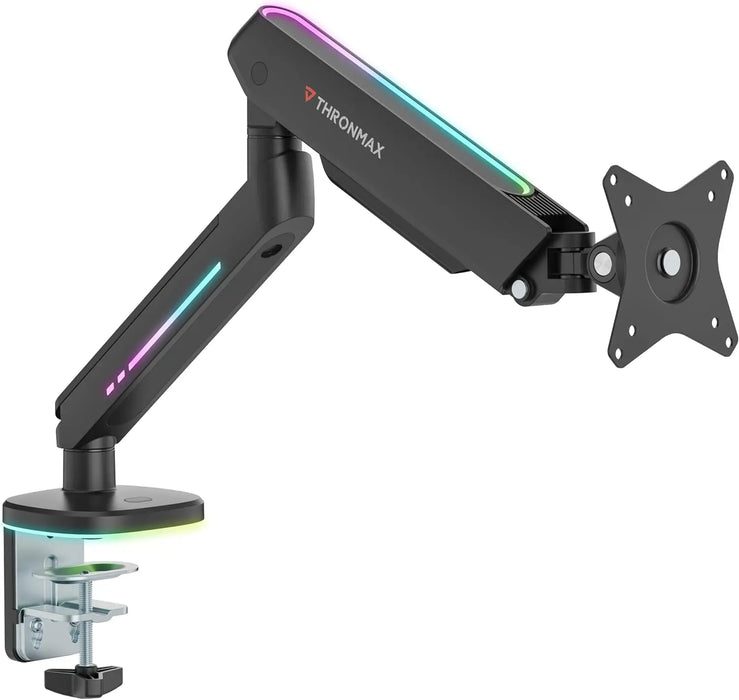 Thronmax Gaming RGB Monitor Arm With, Black (MX100) Thronmax