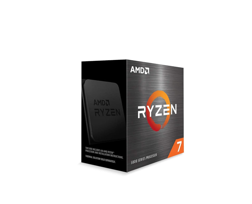 Amd Ryzen 7 5800X Processor Desktop Processor 8 cores 16 Threads 36 MB Cache 3.8 GHz Upto 4.7 GHz AM4 Socket 500 Series Chipset