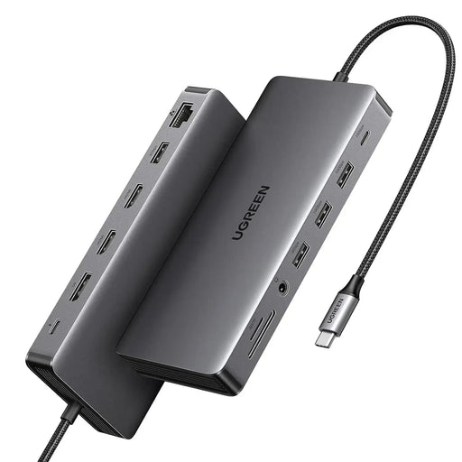 UGREEN 13-in-1 USB-C Hub Triple Display Docking Station 4K HDMI DP 100W PD 10Gbps Ethernet SD TF MacBook Windows 15978 Ugreen