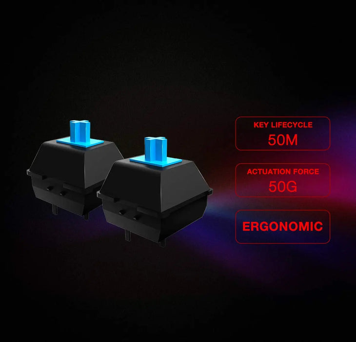 XPG INFAREX K20 RGB Mechanical Gaming Keyboard with KAIHL Blue Switches, Lighting Effects XPG