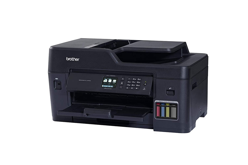 Brother MFC-T4500DW All-In-One Inktank Refill System Printer With Wi-Fi & Auto Duplex Printing-Black