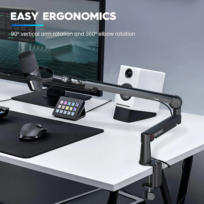 Thronmax Twist Microphone Boom Arm, Black (S6) Thronmax