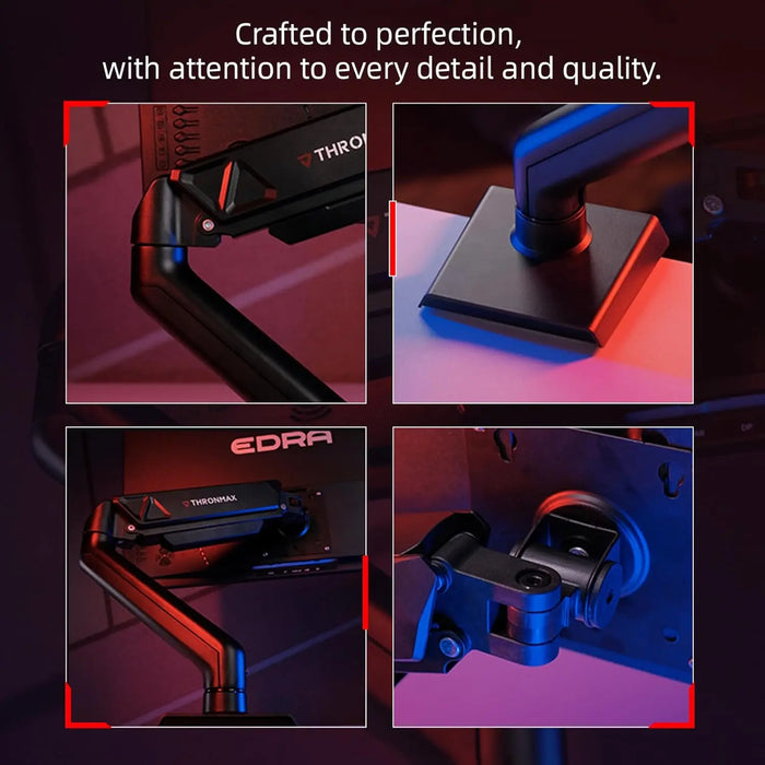 Thronmax Monitor Arm With, Black (MS25) Thronmax