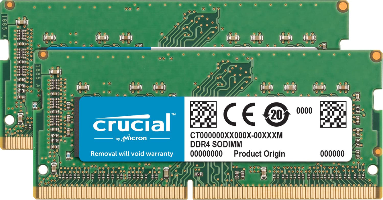 Crucial 8GB Kit (4GBx2) DDR4 2666 MT/s (PC4-21300) CL19 x16 SODIMM 260-Pin Laptop RAM(CT2K4G4SFS6266)