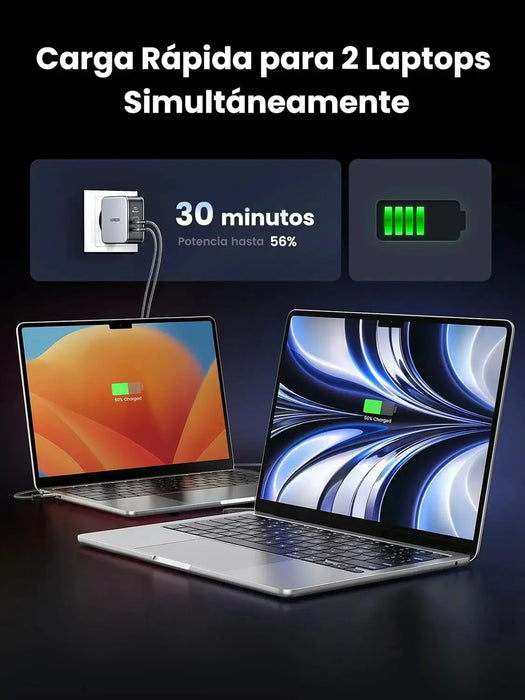 UGREEN 140W Nexode 3-Port USB C GaN II Charger PD 3.1 Power Supply MacBook Pro 16" Dell XPS iPhone 14 Galaxy S22 (90549) Ugreen