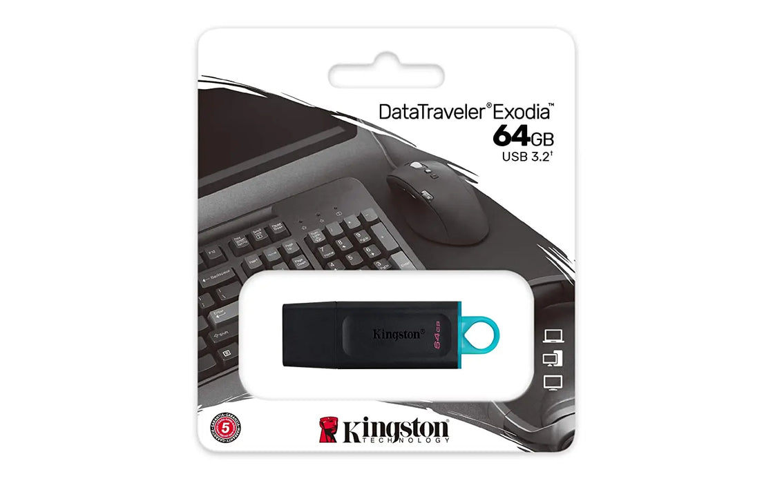 Kingston Data Traveler Exodia DTX/64GB Pen Drive USB 3.2 Gen 1 (Multicolor) Kingston