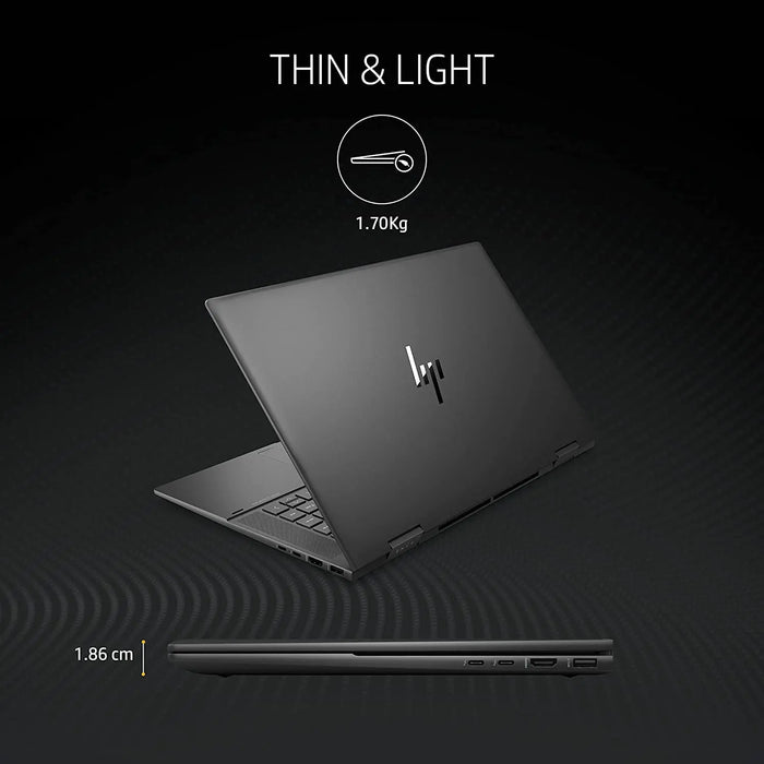 HP Envy x360 2-In-1 15-EW0048TU Core i7-1255U OLED Tochscreen Laptop(15.6"/16GB/1TB SSD/Win 11)-Nightfall Black HP