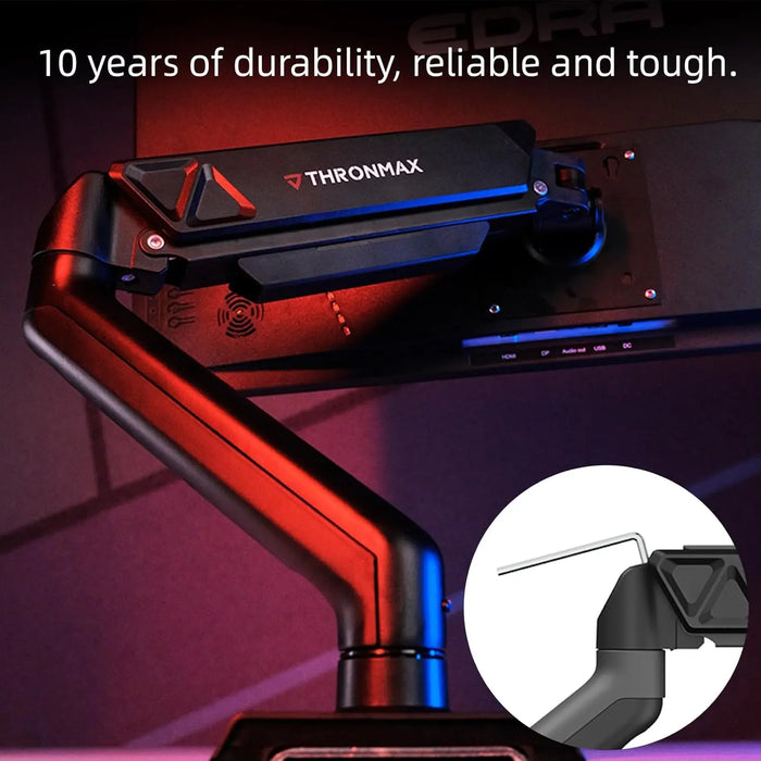 Thronmax Monitor Arm With, Black (MS25) Thronmax