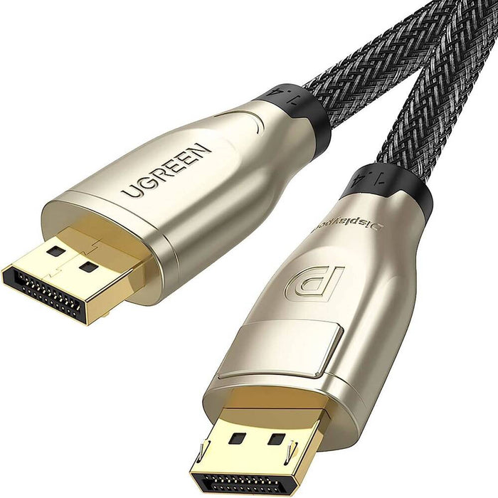 UGREEN 80724 DP1.4 8k@60Hz 4k@144Hz 32Gbps  Male To Male Gold-Plated Zinc Alloy Cable 5M