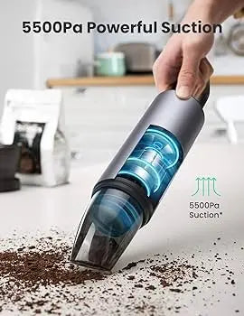 UGREEN 80645 85W Cordless Handheld 5500Pa With LED Light Portable Rechargeable Car Vacuum Cleaner
