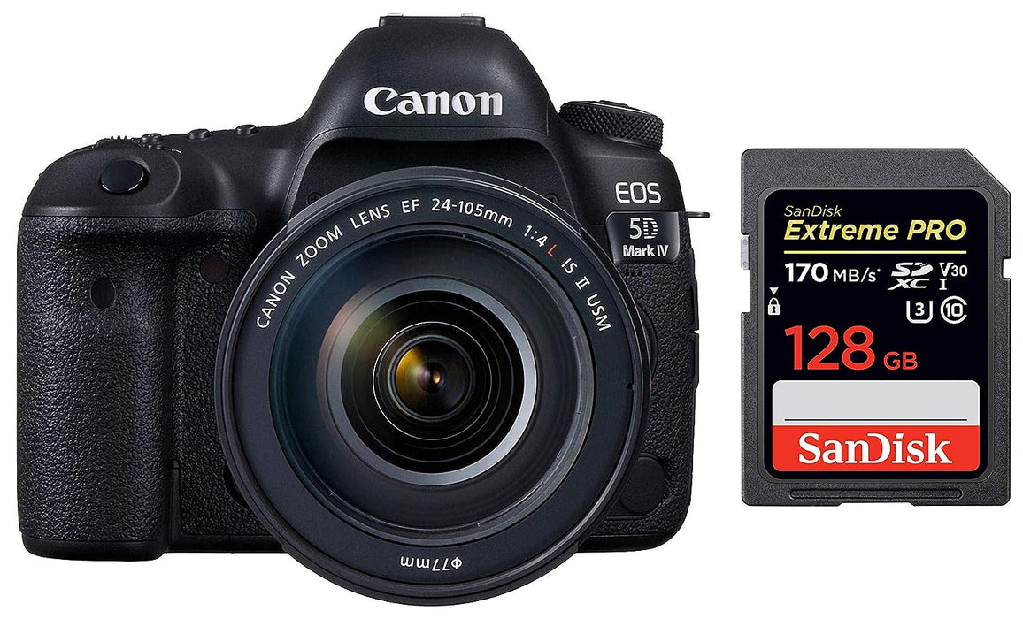 Canon EOS 5D Mark IV Kit (EF 24 - 105 IS II USM) Digital SLR Camera