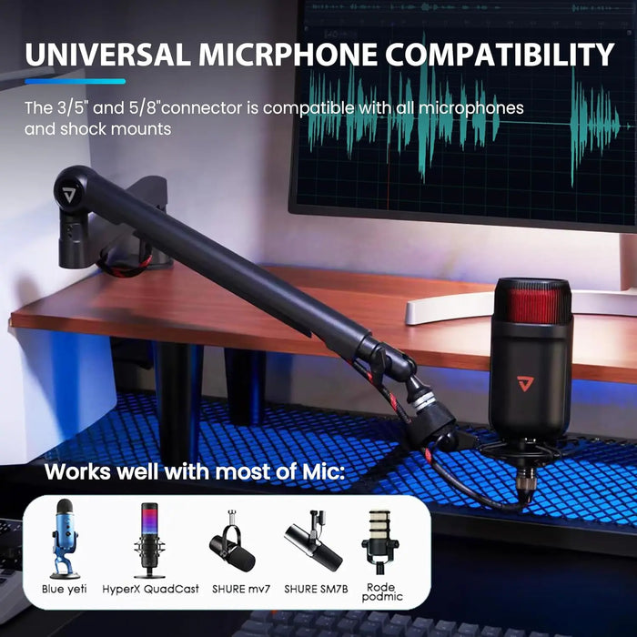 Thronmax Twist Microphone Boom Arm, Black (S6) Thronmax