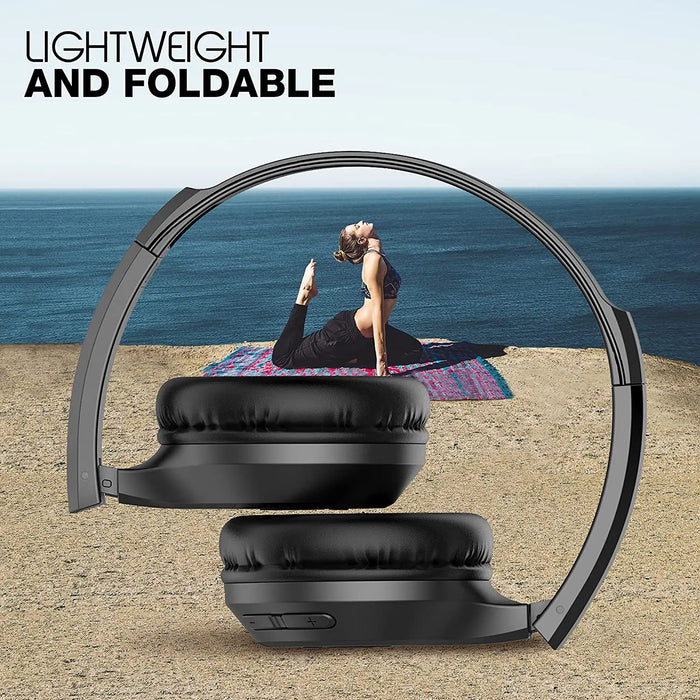 Infinity Tranz 700 On Ear Wireless Headphone With Mic( Quick Charge, Deep Bass, Dual Equalizer, Bluetooth5.0)Black Infinity