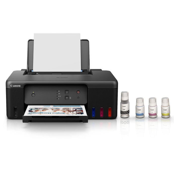 Canon PIXMA MegaTank G1730 Single Function (Print only) Inktank Color Printer with Small Size Ink Bottles for Home/Office