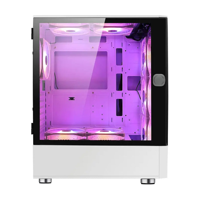 Huntkey GX660T Gaming PC Case (White) Huntkey