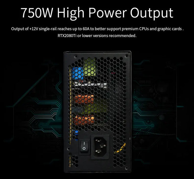 Huntkey MVPK650 80Plus + Gold Certified Modular 650W Power Supply Huntkey
