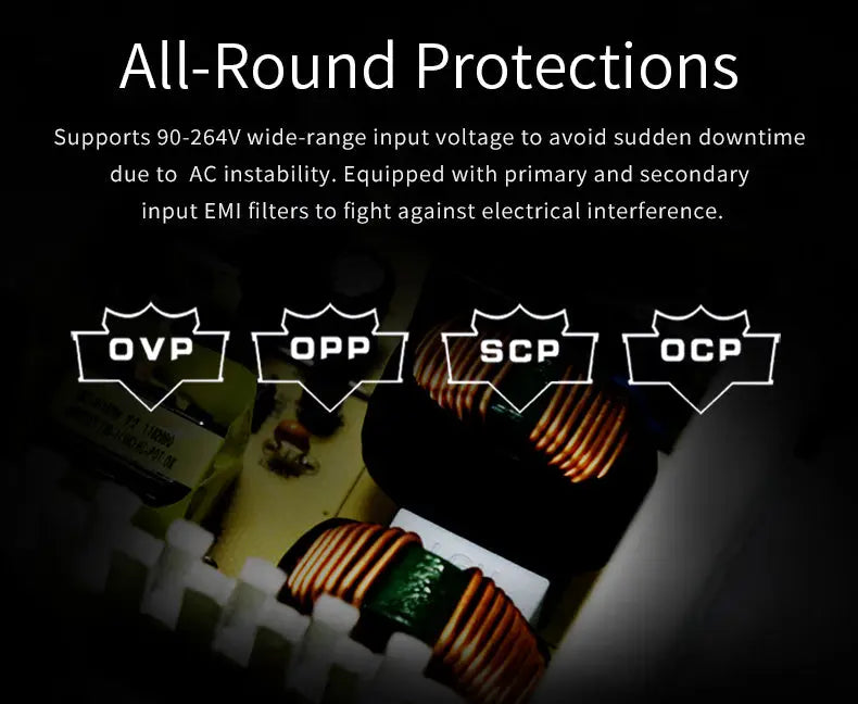 Huntkey MVPK650 80Plus + Gold Certified Modular 650W Power Supply Huntkey