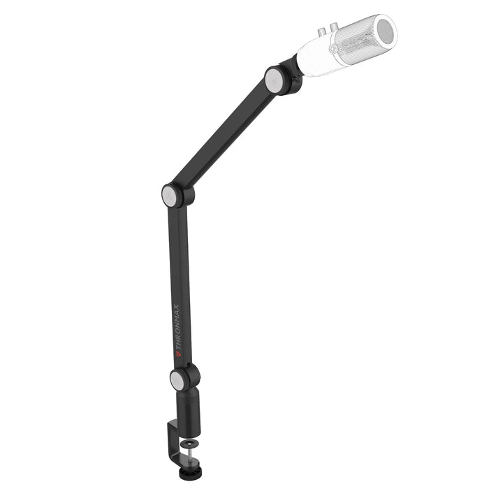 Thronmax Phantom Boom Arm, Premium Mic Arm Stand, Adjustable Microphone Arm with Desk Mount,Tube Style Suspension Scissor Mic Stand,3/8'' to 5/8'' Screw Adapter for Live Streaming, Podcasting, Gaming (S4) Thronmax