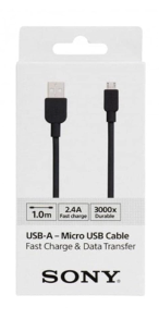 Sony CP-AB100/BCEWW 97713599 Micro USB Charging & Transfer Cable 1M(Black)