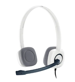 Logitech H150 Stereo Headset  (Cloud White)