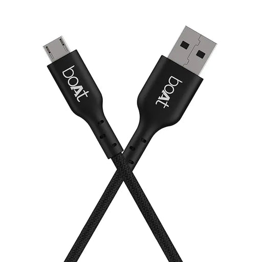 boAt para-Armour Micro USB cable 1.5 Meter- Black BOAT