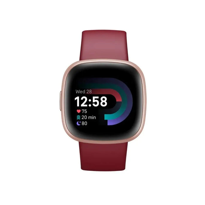 Fitbit Versa 4 Fitness Watch (Beet Juice / Copper Rose Aluminum) FB523RGRD-FRCJK Fitbit