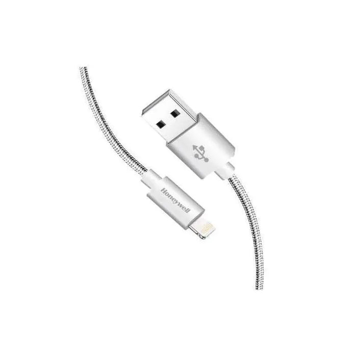 HONEYWELL HC000018 Apple Lightning Sync & Charge Cable (Braided) 1.2M - Silver Honeywell