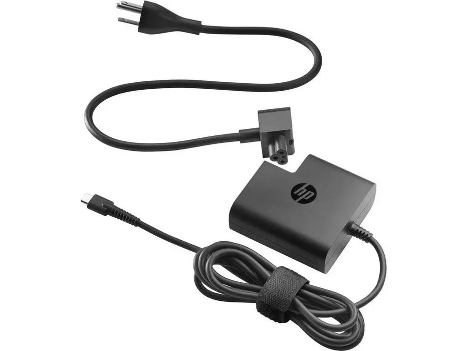 HP USB-C 65W Travel Power Adapter (Black) HP