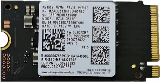 Samsung 512GB SSD M.2 2230 30mm PM991a NVMe PCIe Gen3 x4 MZ9LQ512HBLU Solid State Drive for Surface Pro Steam Deck Dell HP Lenovo Ultrabook Tablet Samsung