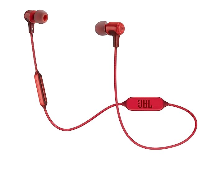 JBL E25BT WIRELESS IN-EAR HEADPHONES - RED
