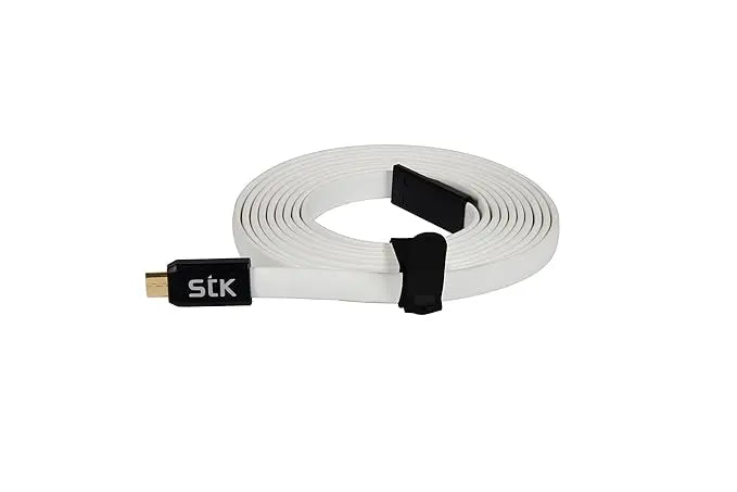 STK Noodle Data Sync Charge Cable for iPhone-WHITE STK
