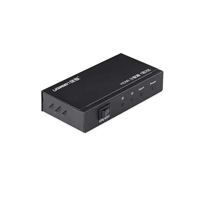 UGREEN 1x2 HDMI Splitter 1 In 2 Out HDMI Amplifier Splitter 4K@30Hz Full HD 1080P 3D TV Monitor Projector Dual Display 40201EU Ugreen